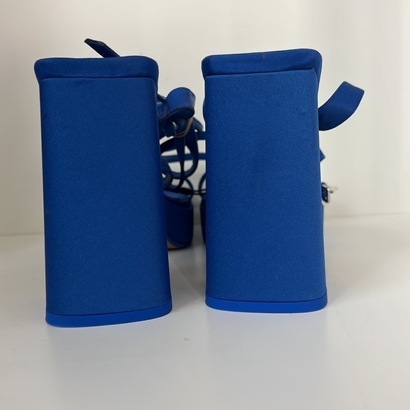 ZARA STRAPPY PLATFORM HEEL SANDALS‎ - Picture 8 of 10